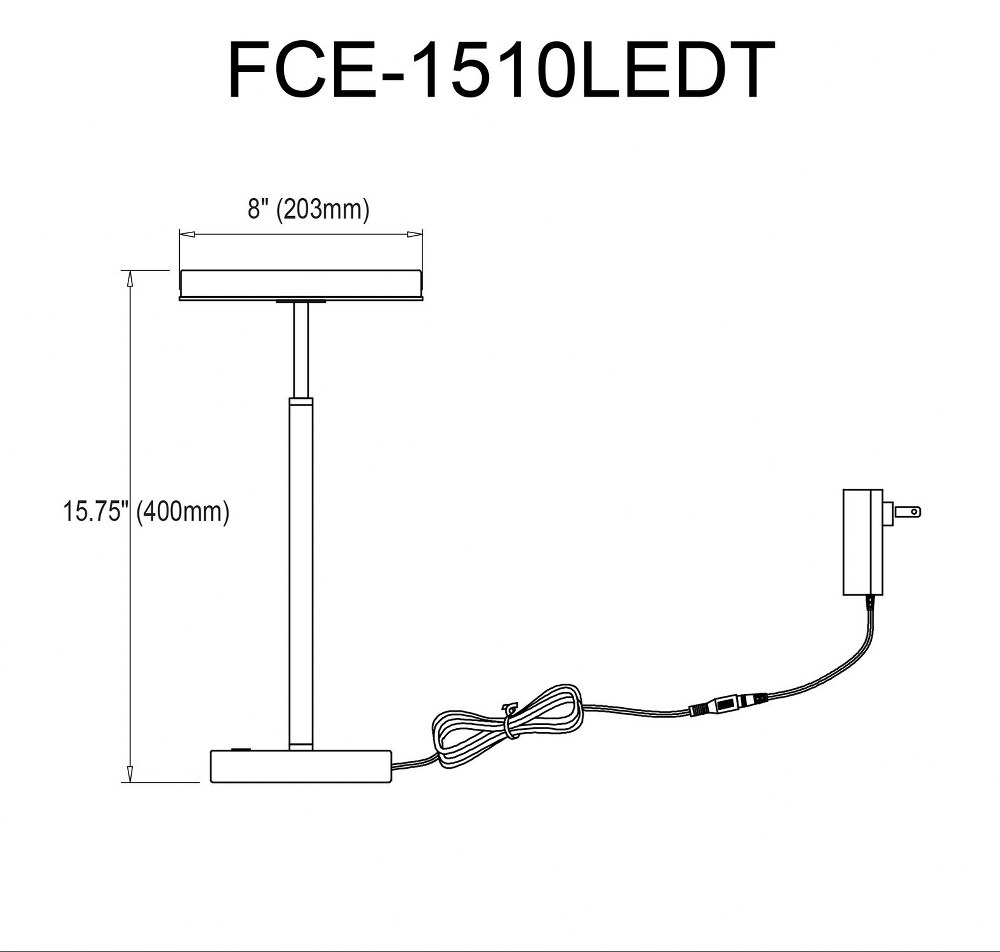 FCE-1510LEDT-SB