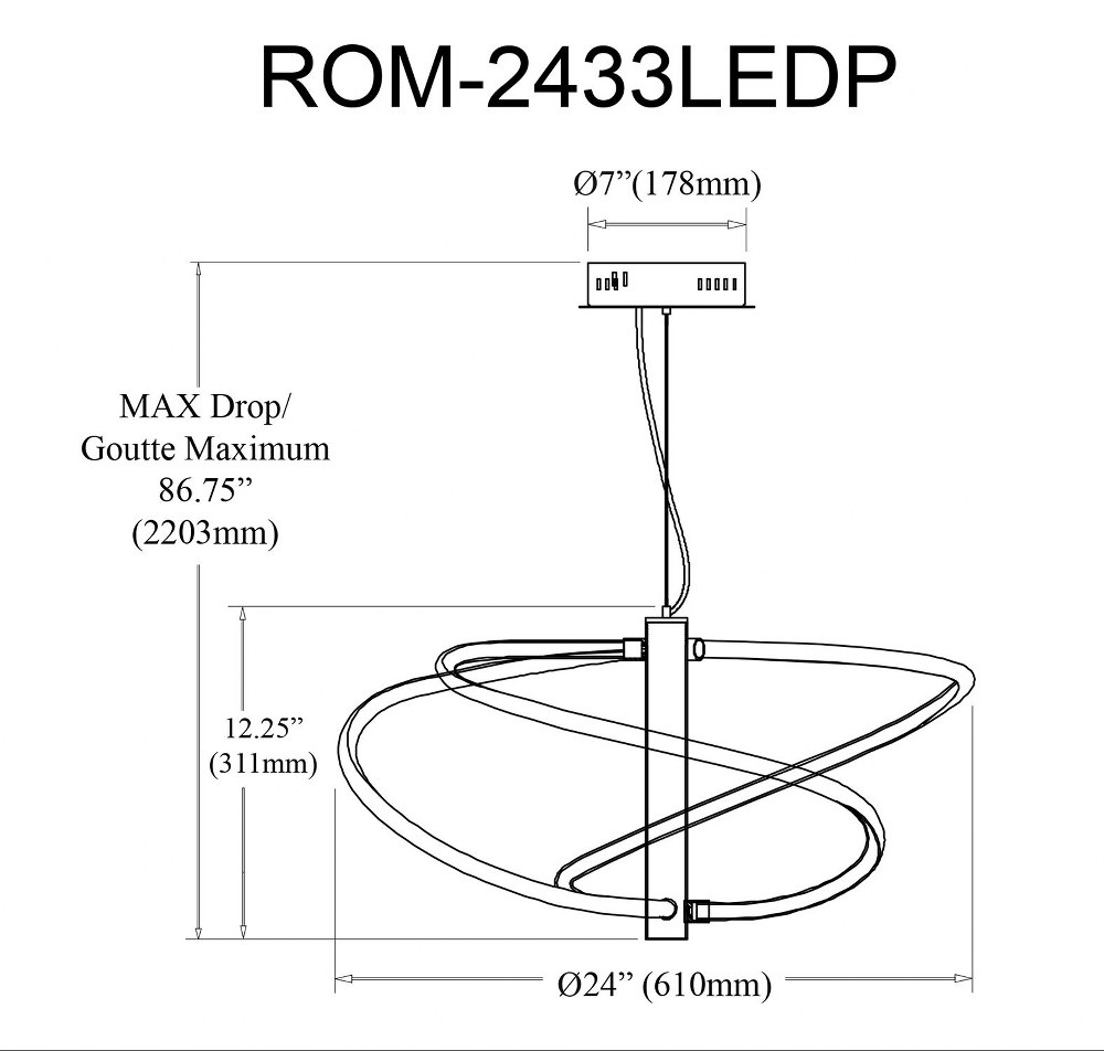 ROM-2433LEDP-MB