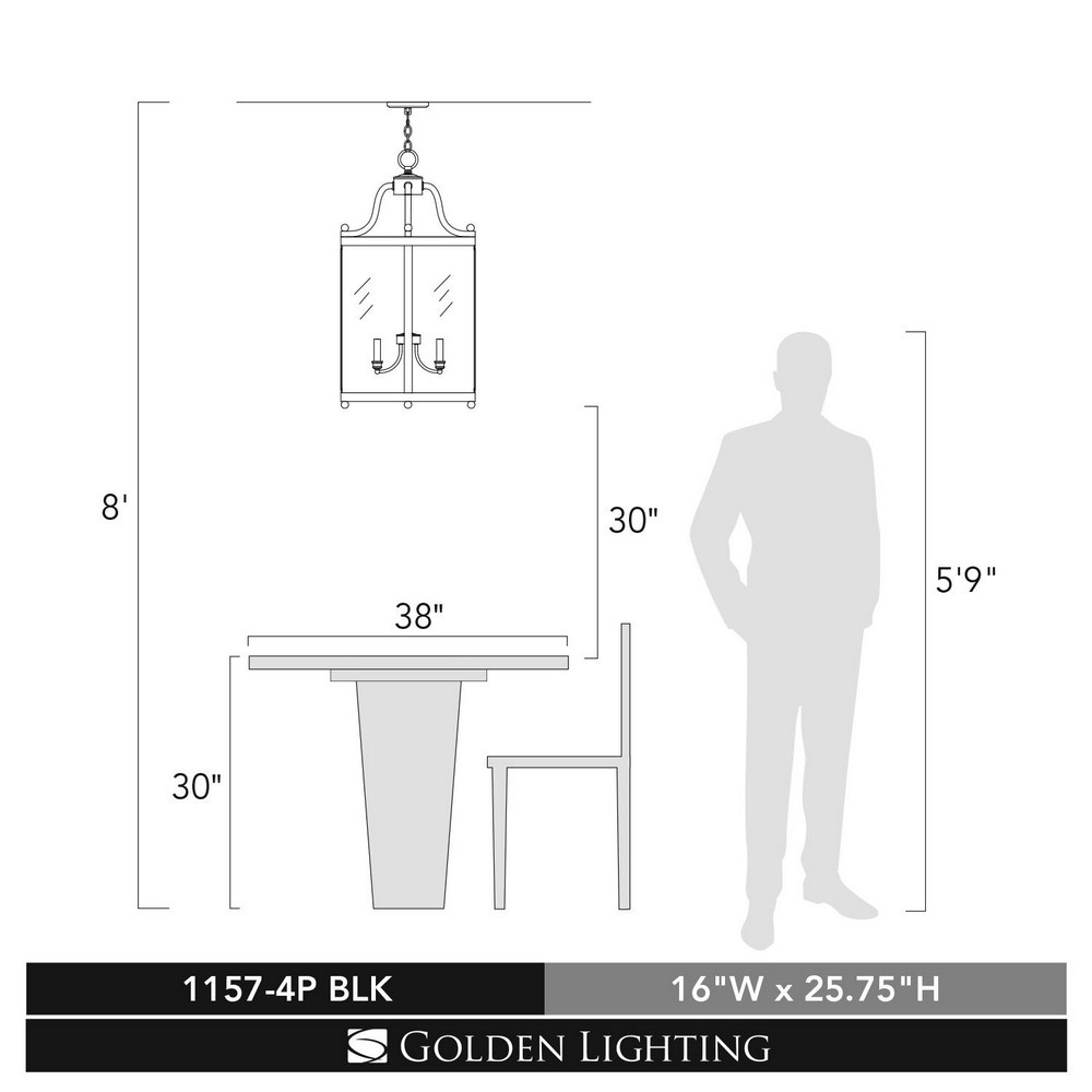1157-4P BLK